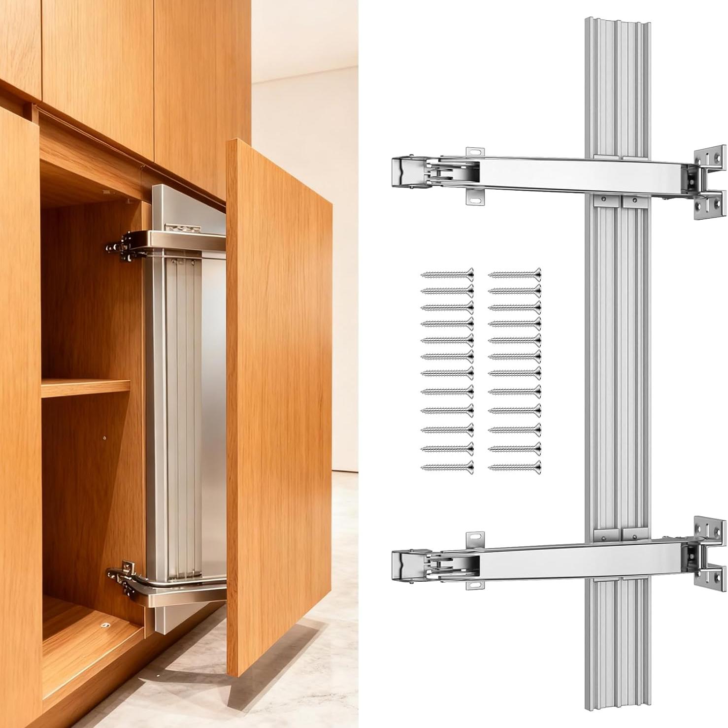 Cabinet Hinges - Sistema de Puxadores de Armário Vertical