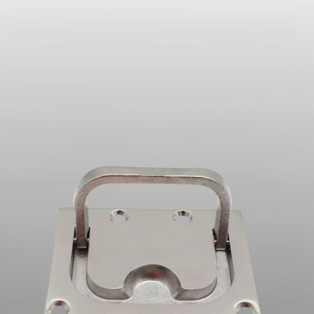 Door Handle - Puxador de anel embutido em aço
