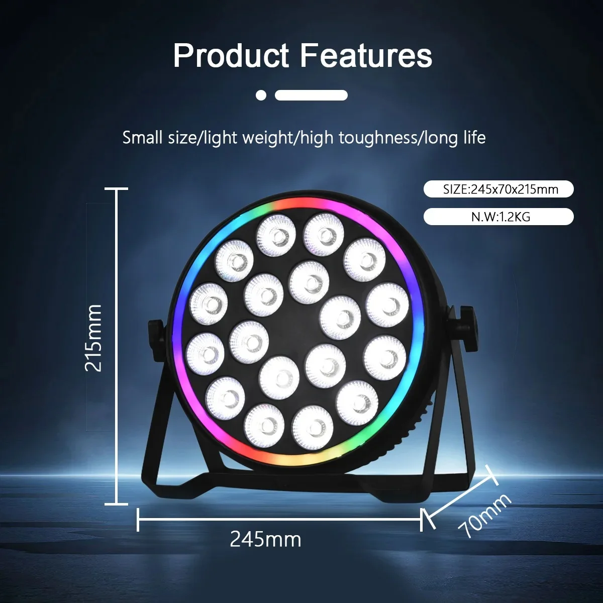 Led Strip Lights - Luzes LED Par 4 em 1