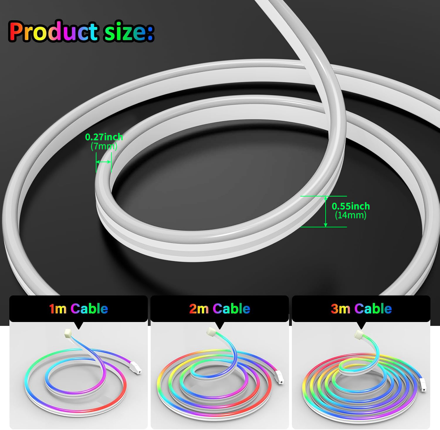 Fita de Luz Neon Flexível RGBI - Led Strip Lights avaliação e preço