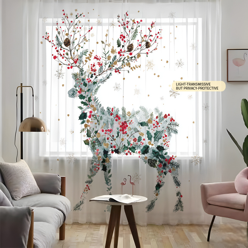 2 cortinas transparentes de Na - Curtain Rods avaliação e preço