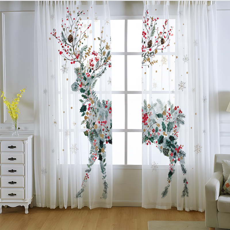 2 cortinas transparentes de Na - Curtain Rods avaliação e preço