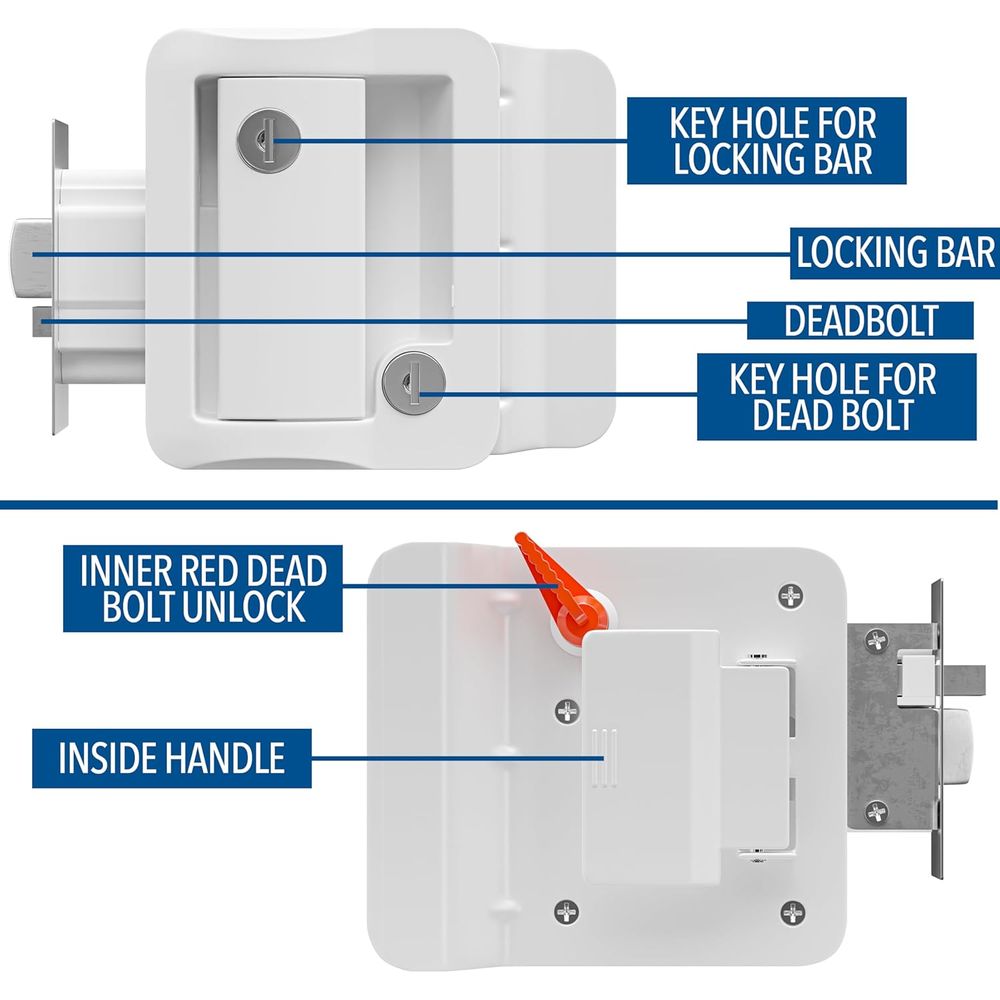 Fechadura de Porta para RV com - Door Lock avaliação e preço
