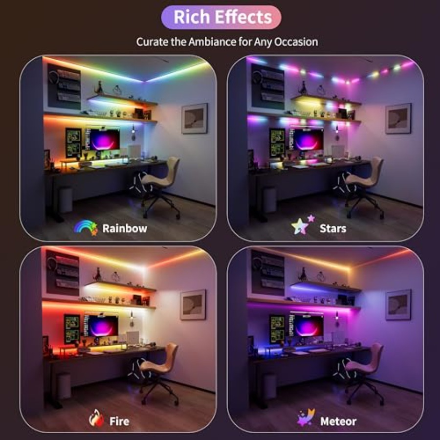 Fita de LED COB RGB Inteligent - Led Strip Lights avaliação e preço
