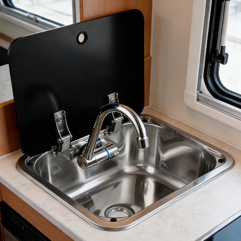 Pia Compacta de Aço Inoxidável - Faucet avaliação e preço