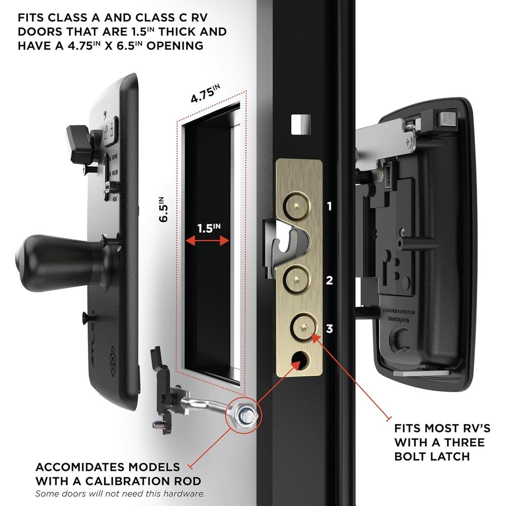 Fechadura de Porta Atlas para  - Door Lock avaliação e preço