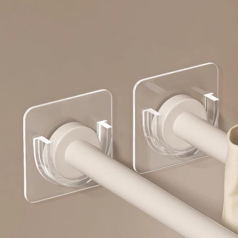 4 suportes transparentes para  - Curtain Rods avaliação e preço