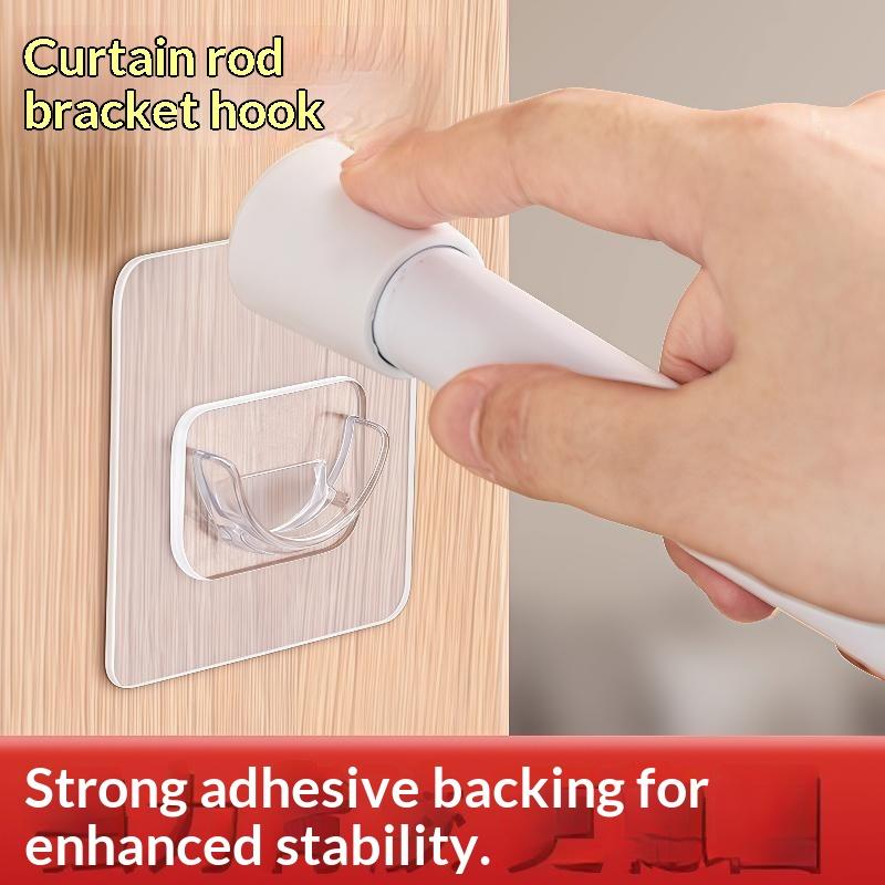 4 suportes transparentes para  - Curtain Rods avaliação e preço
