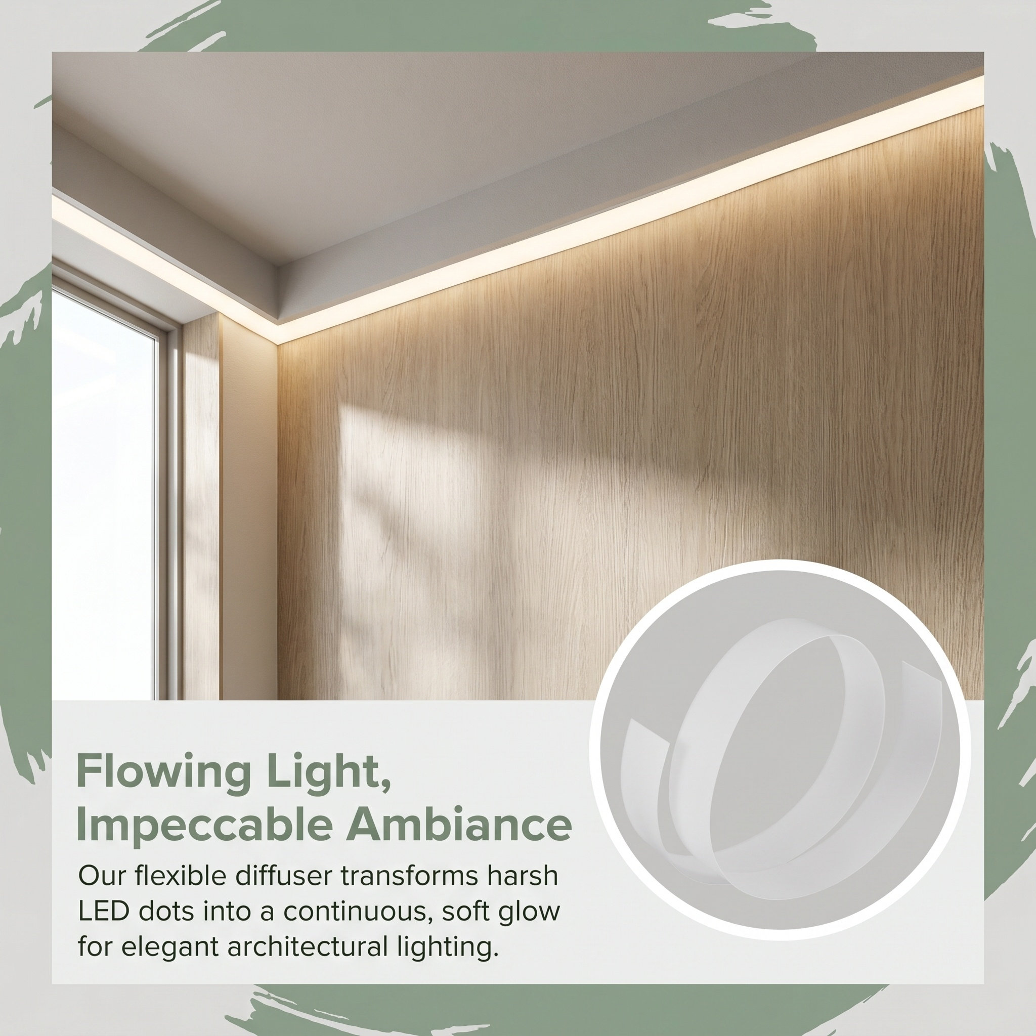 Painel difusor de fita LED de  - Led Strip Lights avaliação e preço
