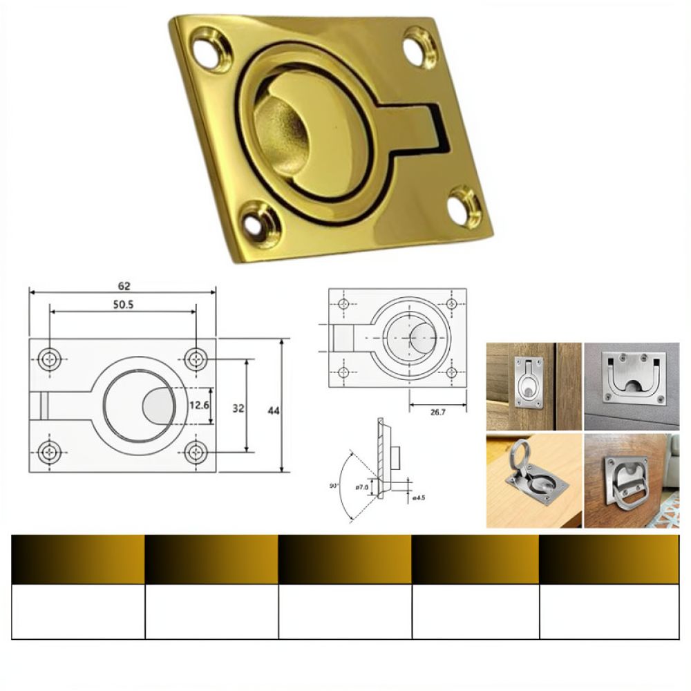 Puxador de anel embutido ocult - Door Handle avaliação e preço