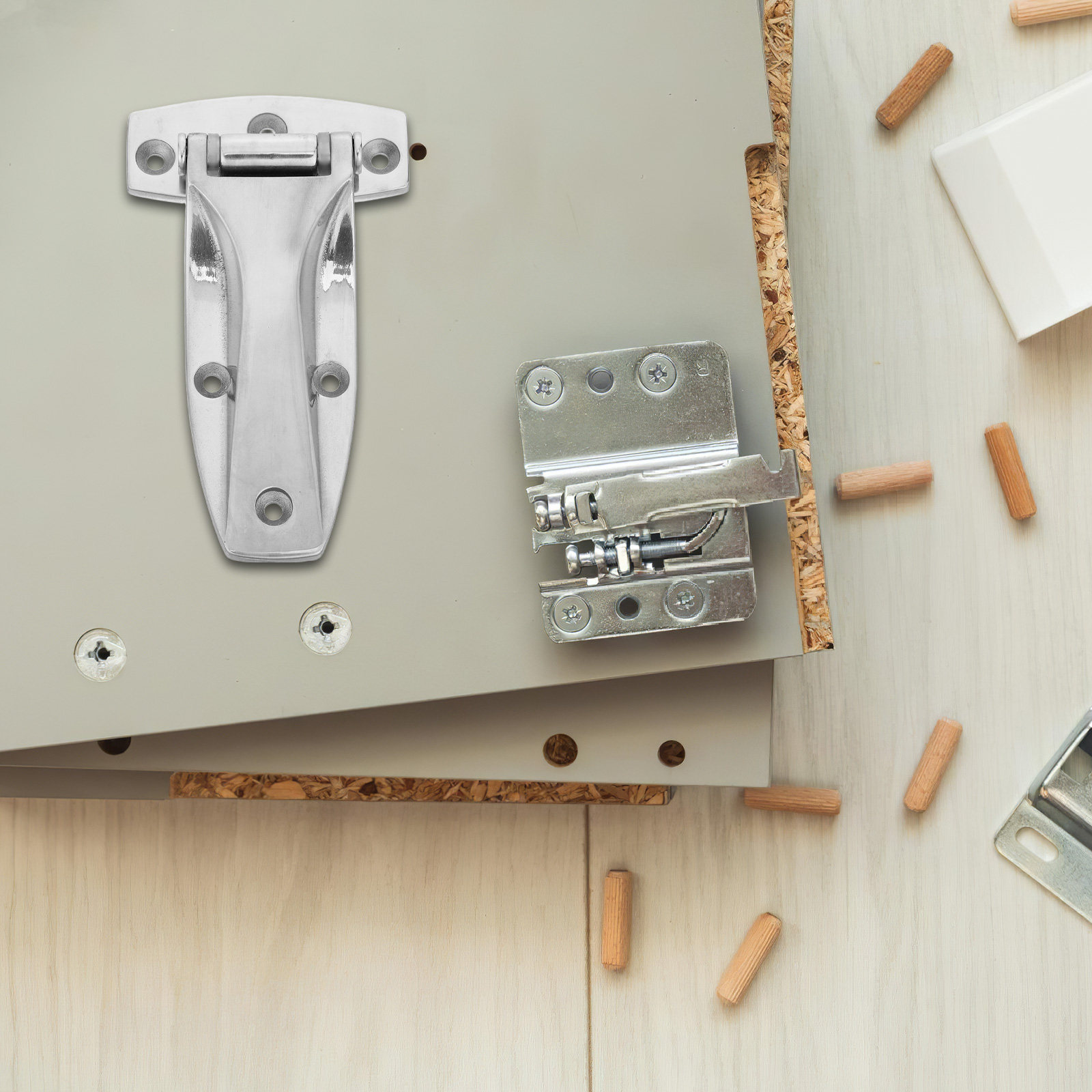 Dobradiças em T de Aço Inoxidá - Cabinet Hinges avaliação e preço